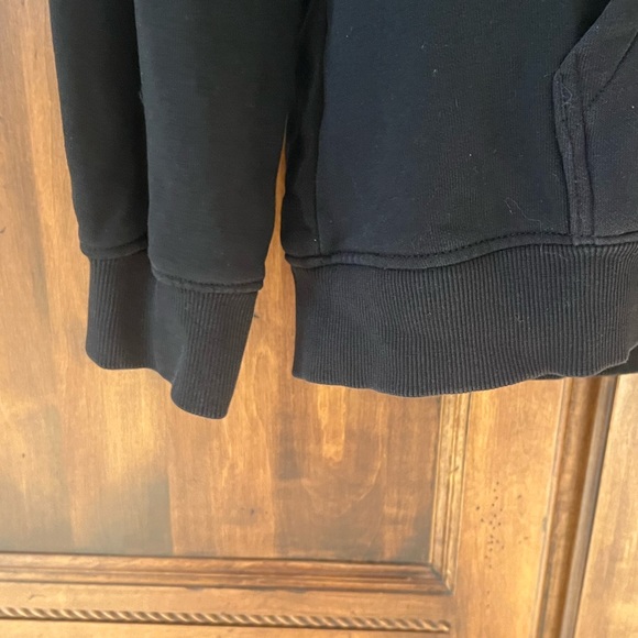 H&M NASA Black Hoodie | Blue and Red Logo | Size L | Great Condition | Frayed - Picture 7 of 12